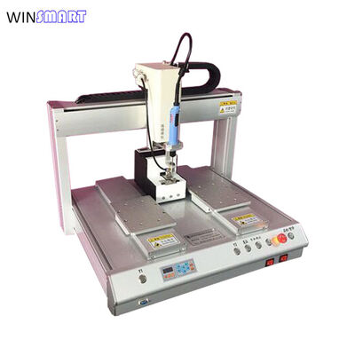 Suction Type Dual Table Single Head Robotic Screwdriver Machine