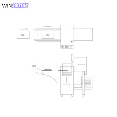 SMT Production Line Automatic PCB Unloader Machine