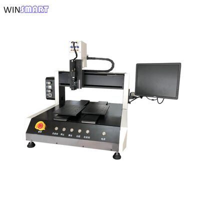 Dual Table Desktop Precise SMT Glue Dispenser Machine