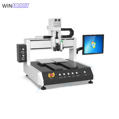 Dual Table Desktop Precise SMT Glue Dispenser Machine