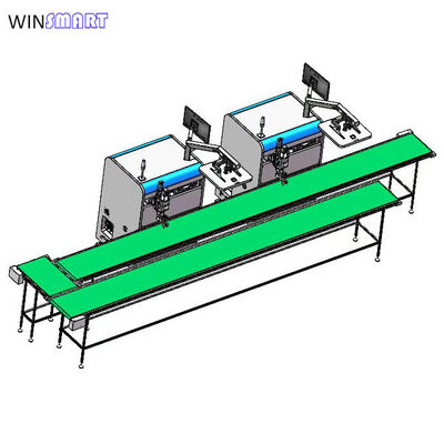 Four-axis Visual High Speed Inline Dispensing Machine Working with Conveyor